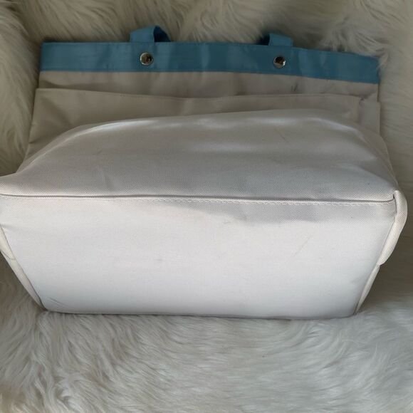 Dolce &Gabbana light Blue large tote bag white and blue with silver prints - Picture 10 of 15